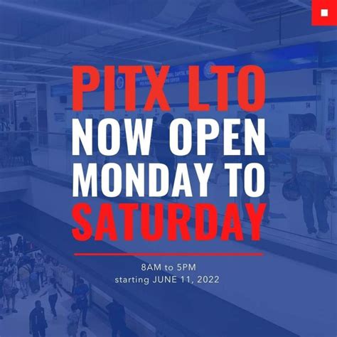 lotto in pitx|PITX LTO schedule: Licensing center now open on Saturdays.